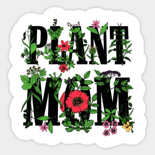 Plant Mom Sticker